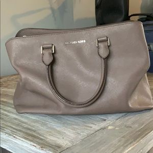 MICHAEL KORS gray tote